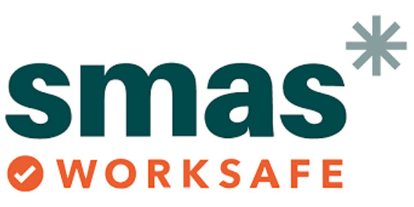 SMAS Worksafe logo accredited to Truecut Diamond Drilling Ltd